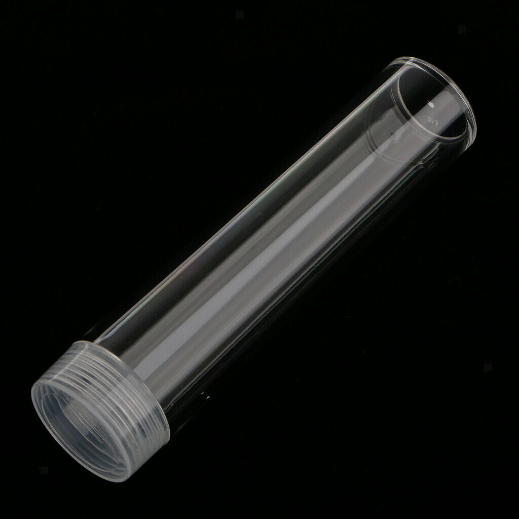 20pcs/Lot Plastic Clear Holder Storage Tube for 25mm Coins Collectors Accs