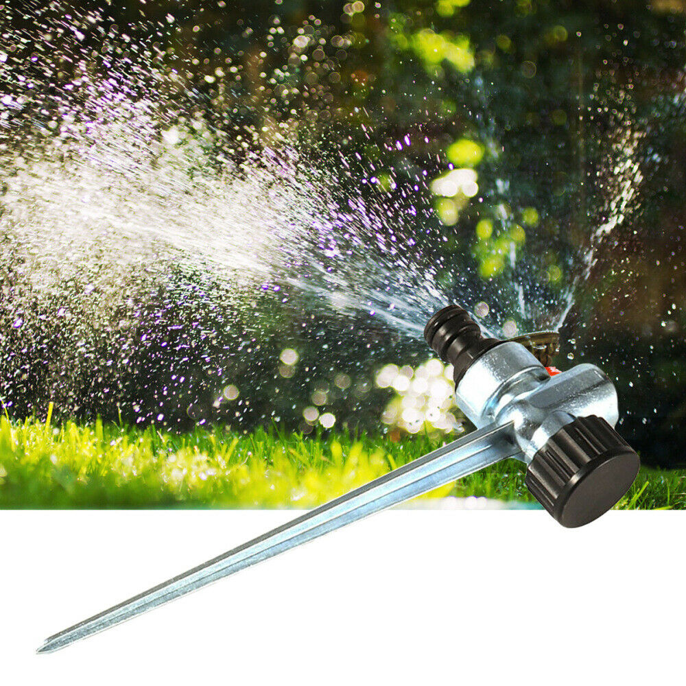 1/2 Inch(4") Water Sprinkler Metal Fixed Stems Support Metal Spike Spray Nozzle