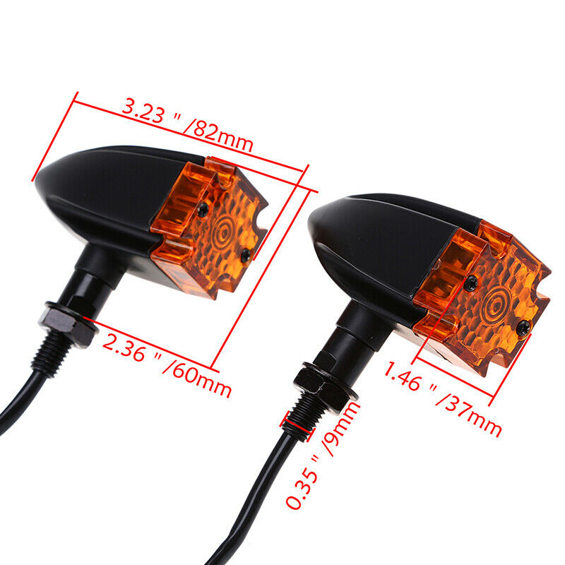 10mm Bolt LED Motorcycle Turn Signal Lights Indicator Blinker For Ducati 696 848