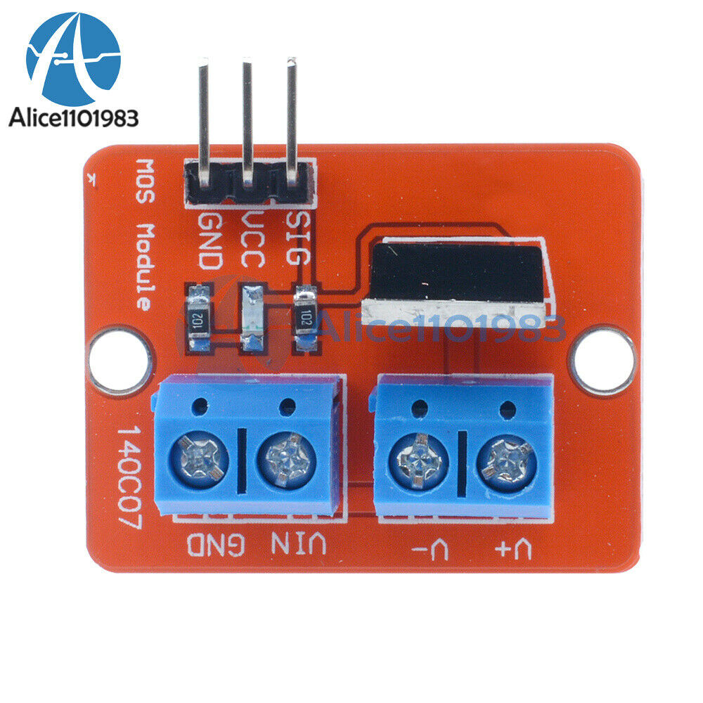 2PCS MOSFET Button IRF520 MOSFET Driver Module for Arduino ARM Raspberry pi