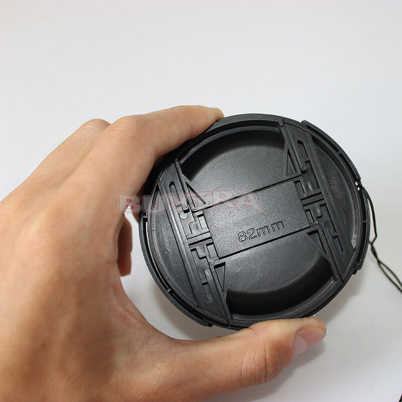 82mm Center Pinch Snap on Front Cap Cover For Sony Canon Nikon Lens Filter.l8