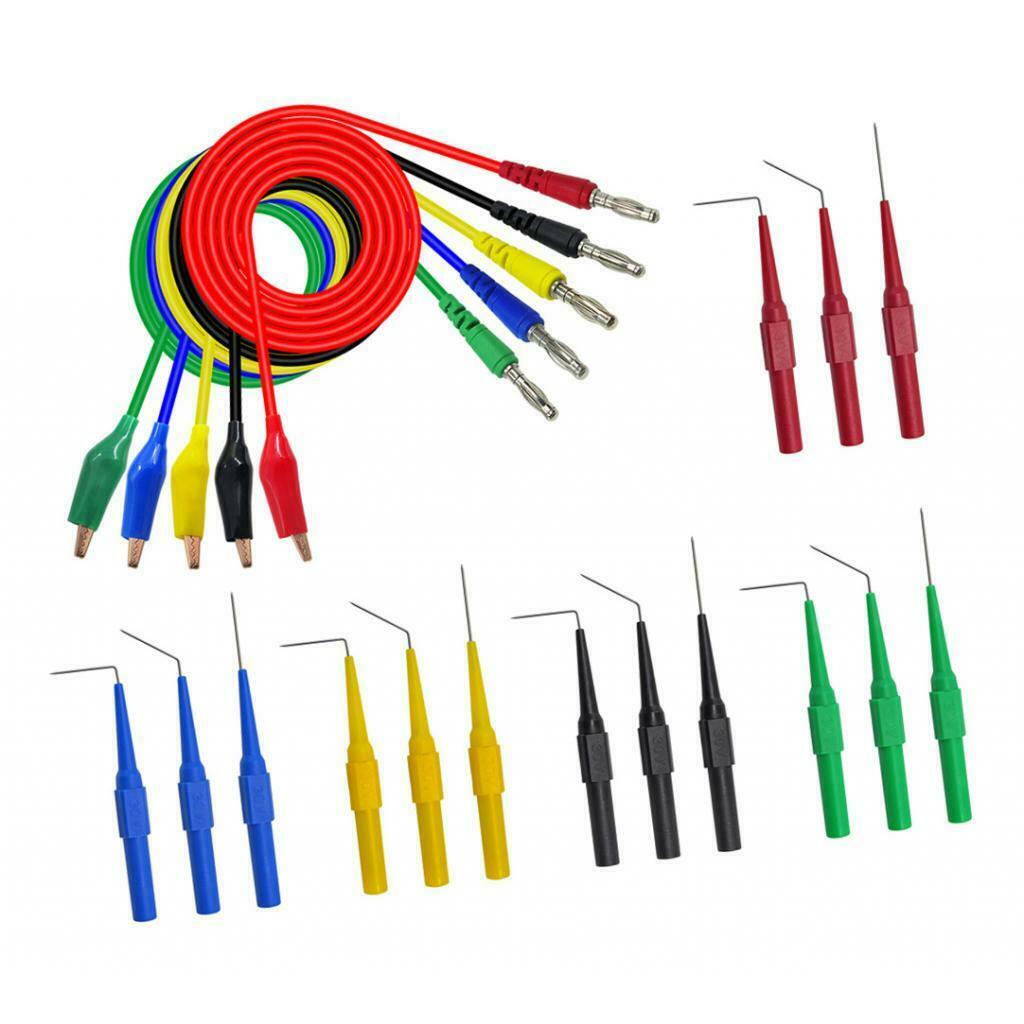 4mm banana plug alligator clip laboratory cable test cable with measuring probe,