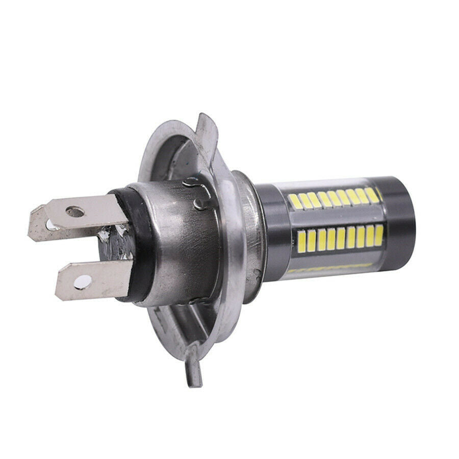 100W White H4 9003 HB2 66-LED High Power Hi/Lo Beam Headlight DRL Motorcycle Car