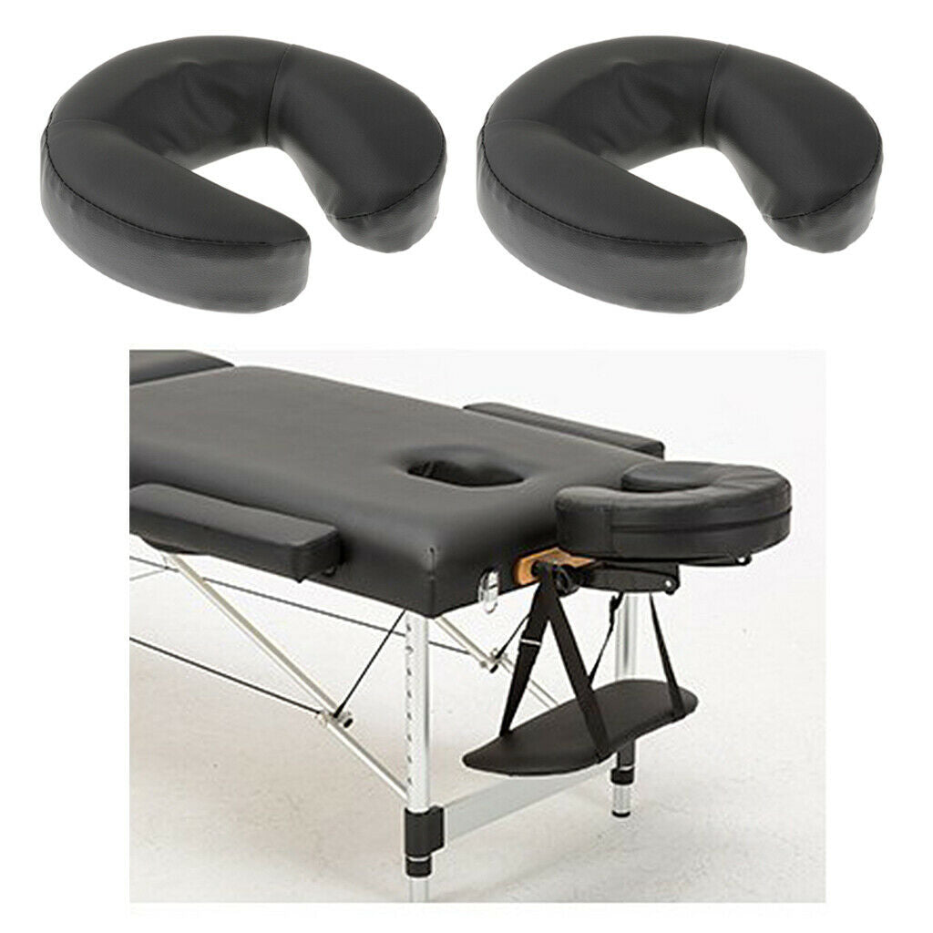2x Beauty Salon Massage Table Bed Face Rest Down Cradle Cushion Foam Pillow