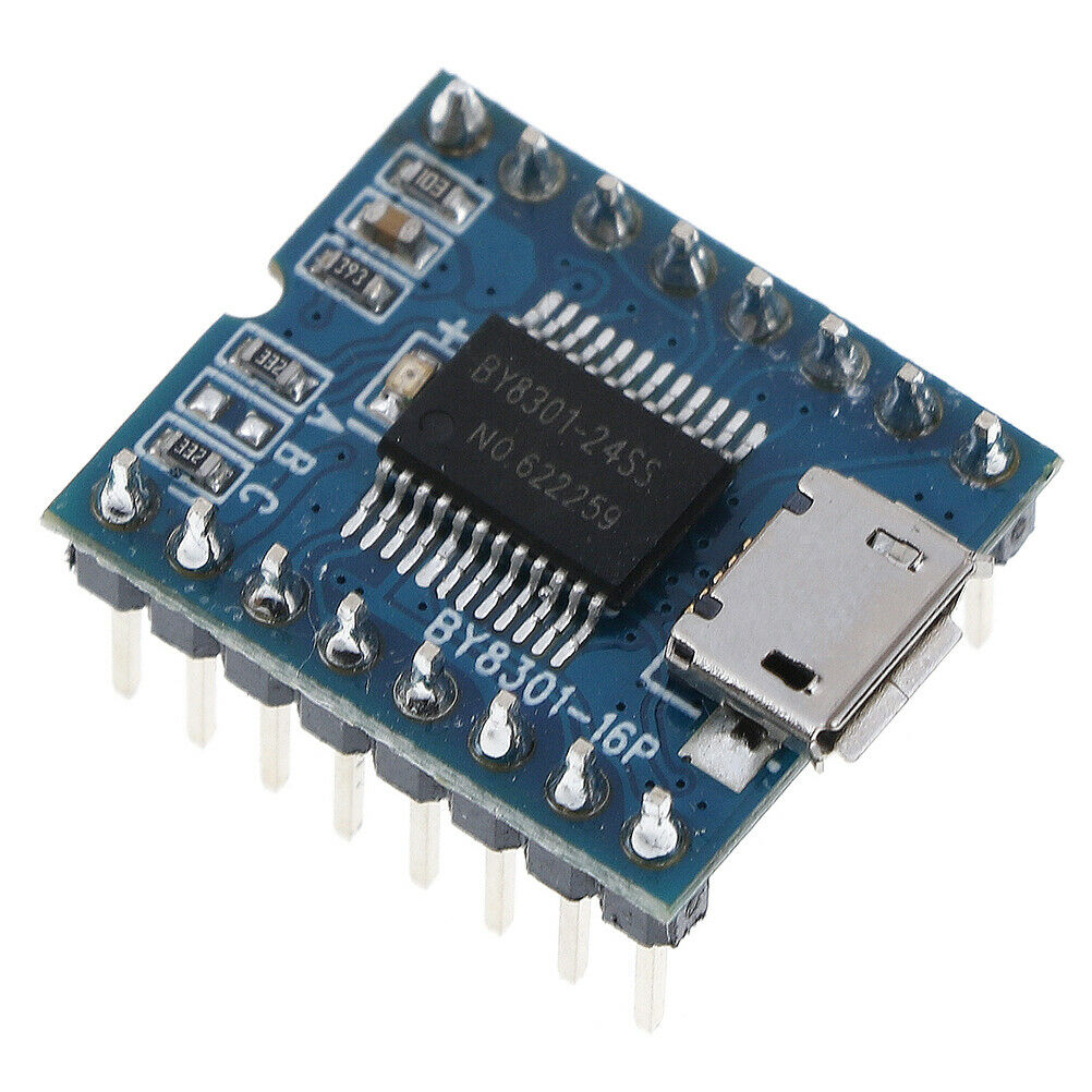 BY8301-16P SSOP2 MP3aduio serial voice SPI FLASH module 3W amplifier micr W WF
