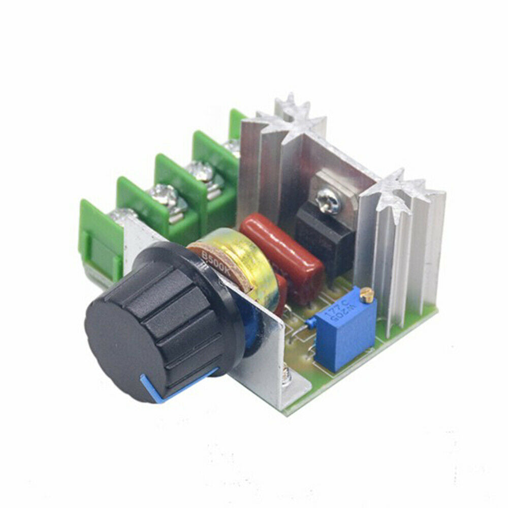 Dimmer 2000W AC 50-220V 25A Adjustable Motor Speed Controller Voltage Regulator