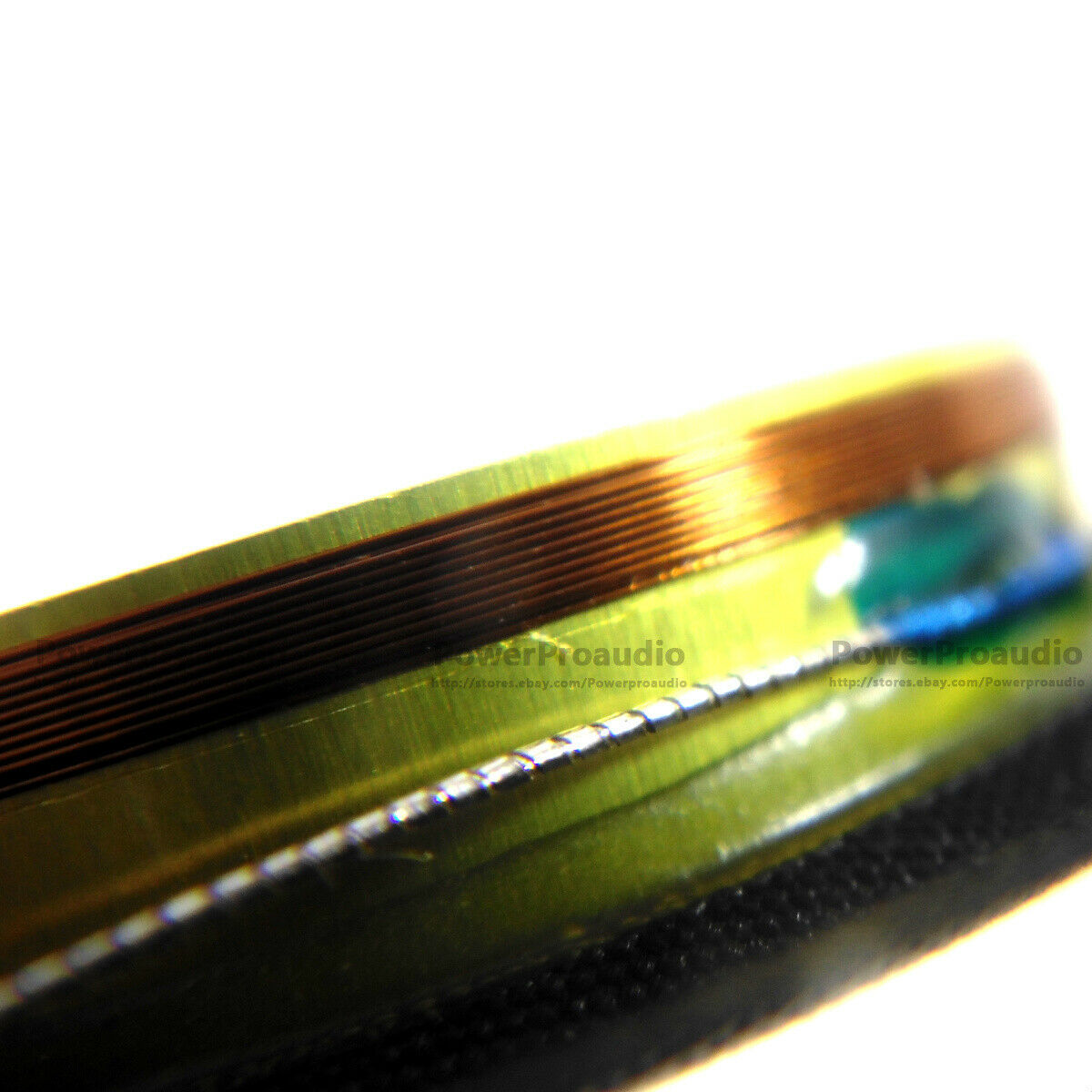 2PCS  25.4mm 25.5mm (1") silk+ Titanium Dome Tweeters ASV voice coil Round Wire