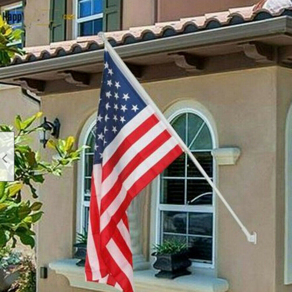 6FT  Flag Pole Stainless SteelTelescopic 5-Section Assembly Outdoor Accessories