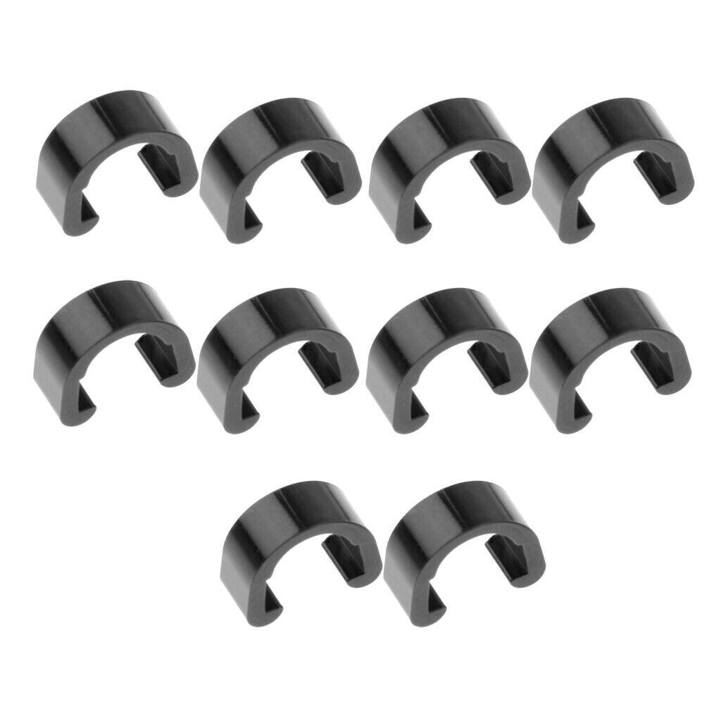 Bike Line Pipe Tubing Fixed C -Clips Type Buckle + Bike Cable Spiral Sleeves
