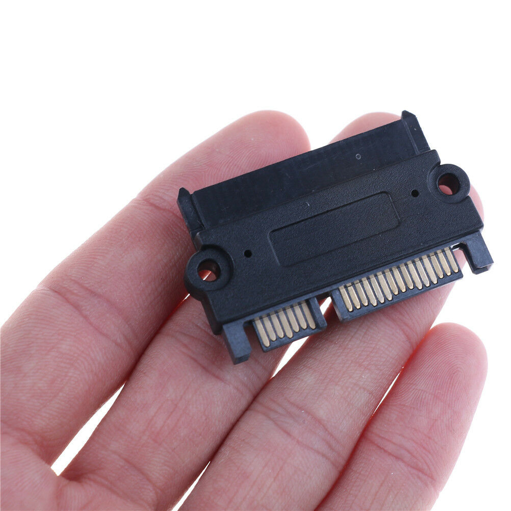 22Pin 7+15 Pin Male Plug to SATA 22Pin Female Jack Convertor M/F Adapter BDAU