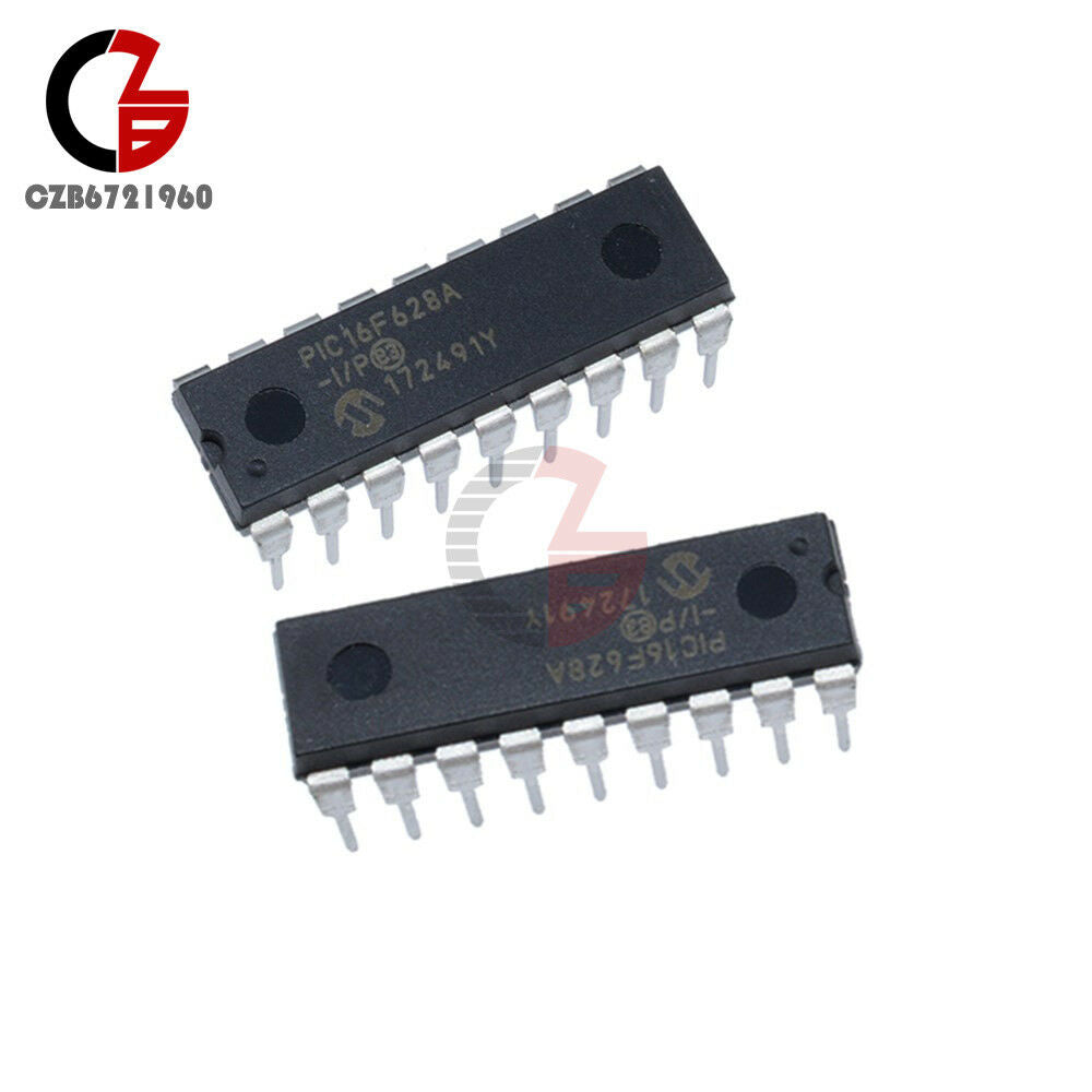 2PCS IC MICROCHIP DIP-18 PIC16F628A PIC16F628A-I/P NEW