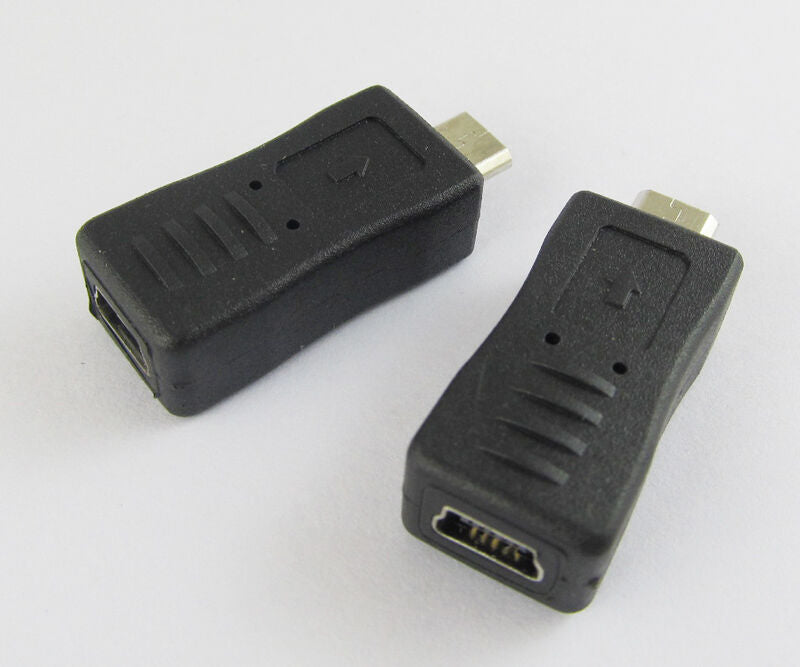 50pcs Mini 5pin Female Jack To Micro 5pin Male USB Adapter Converter Connector