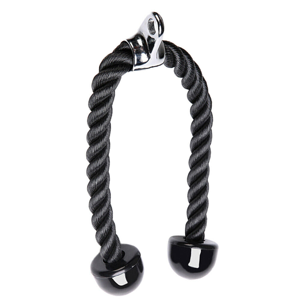 Universal Muscle Gym Triceps Rope Pull Down Cable Attachment 27.6 Inch Rope