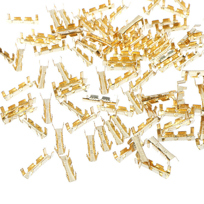 100PCs 453 U-shaped Cold Terminal Tab Cold Inserts Connectors Small Teeth Fa DF