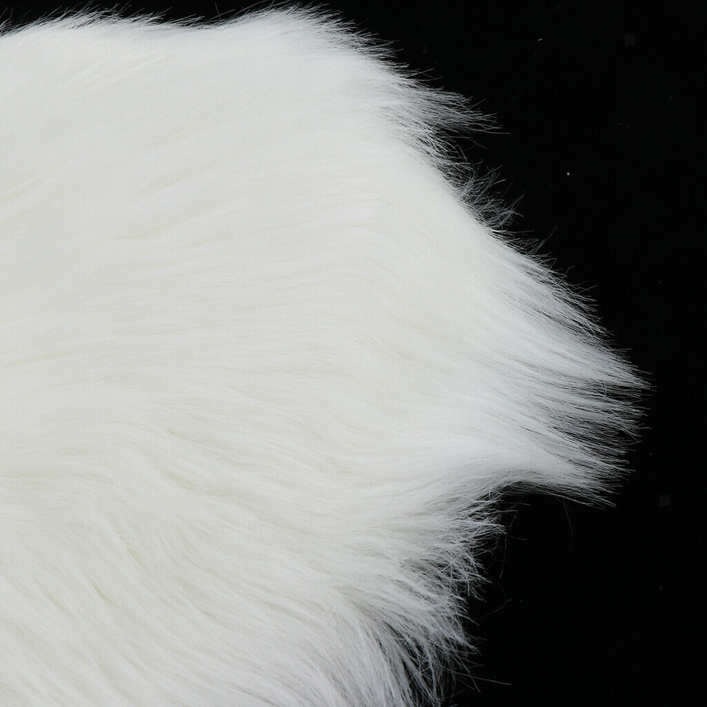 Heart Shape Shaggy Area Rugs Fluffy Floor Carpet for Bedroom Bedside 30x40cm