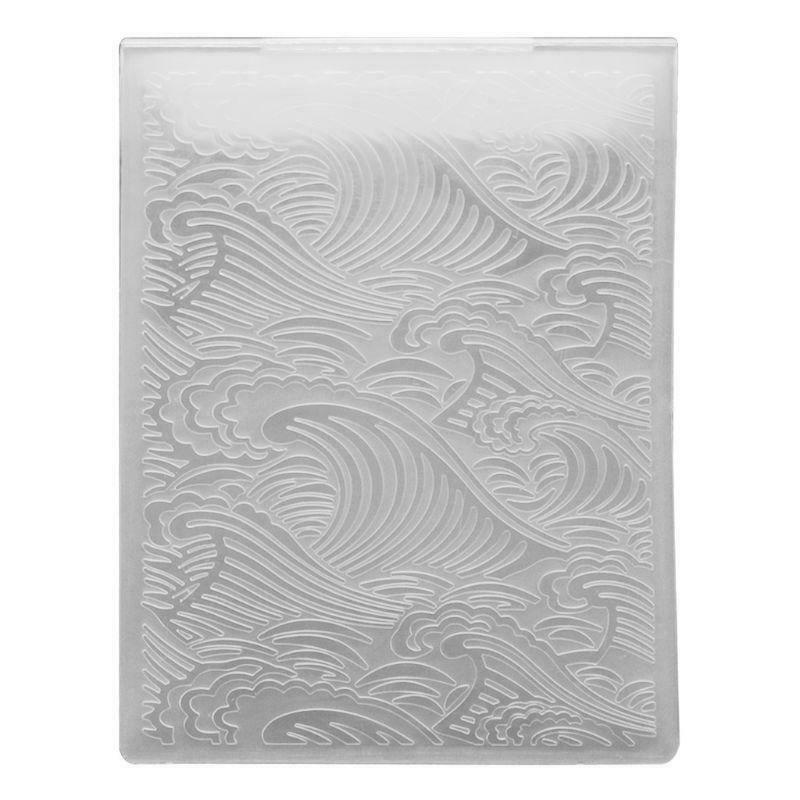 Sea Wave Cloud Background DIY Cutting Dies Scrapbooking Embossing Folder Craft