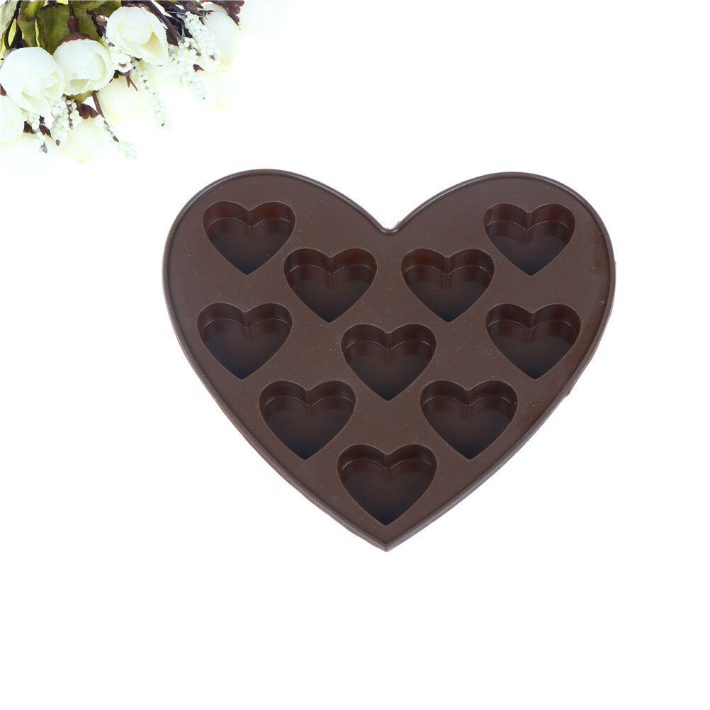 Heart Shape Silicone Cake Mold DIY Chocolate Soap Molds Cake Decorating F.l8