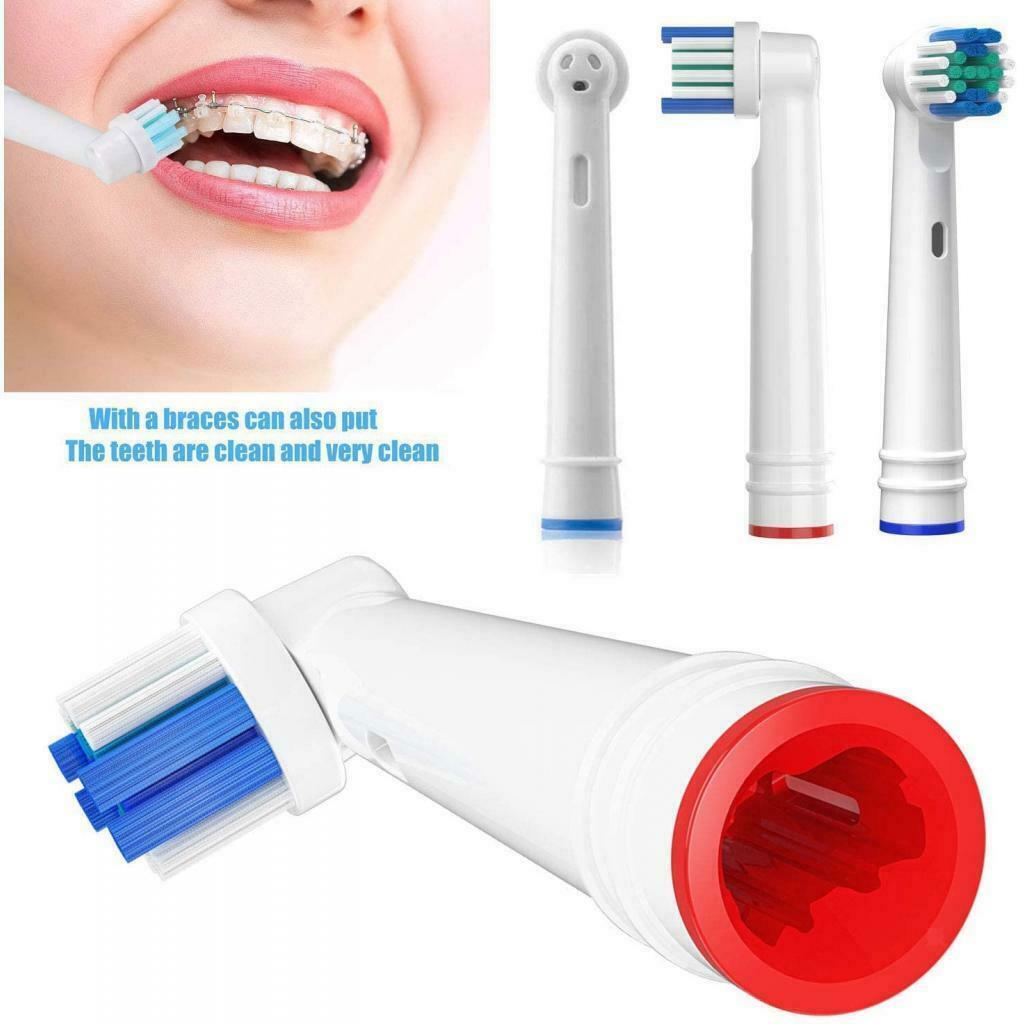 4 Replacement Electric Toothbrush Heads for Cleaning