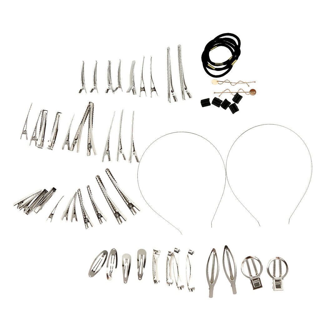 57 Hair Clips DIY Mixed Hair Accessory For Hair Bow DIY Craft Set