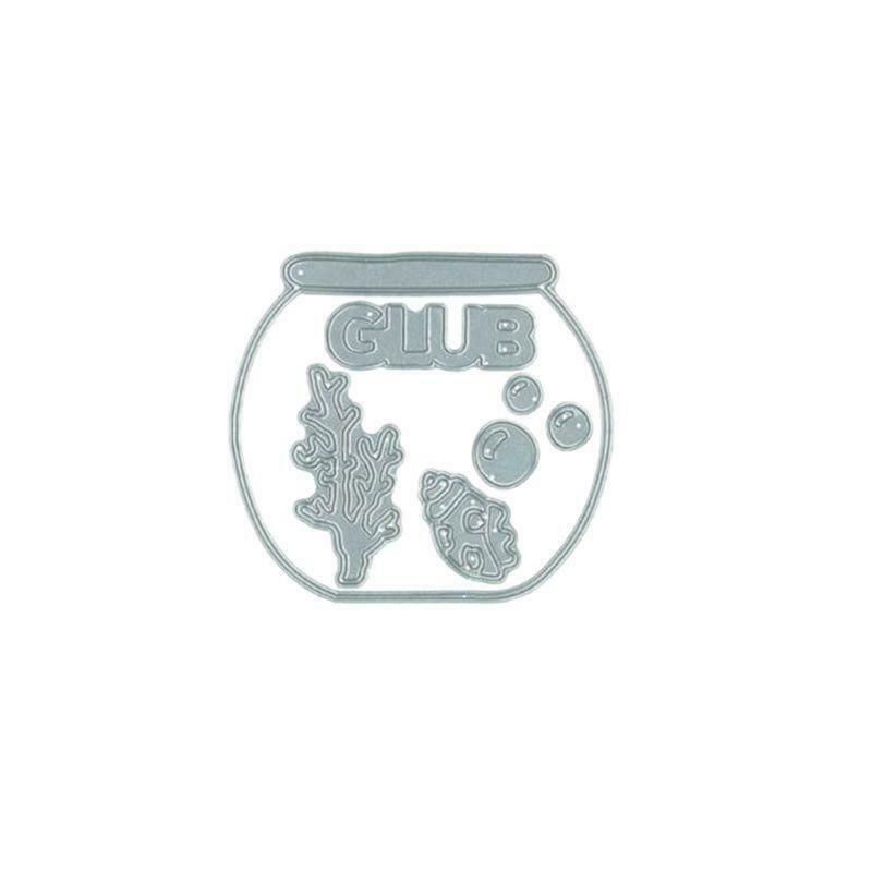 Fish Bowl DIY Metal Cutting Dies Stencil Scrapbooking Photo Album Stamp Decor