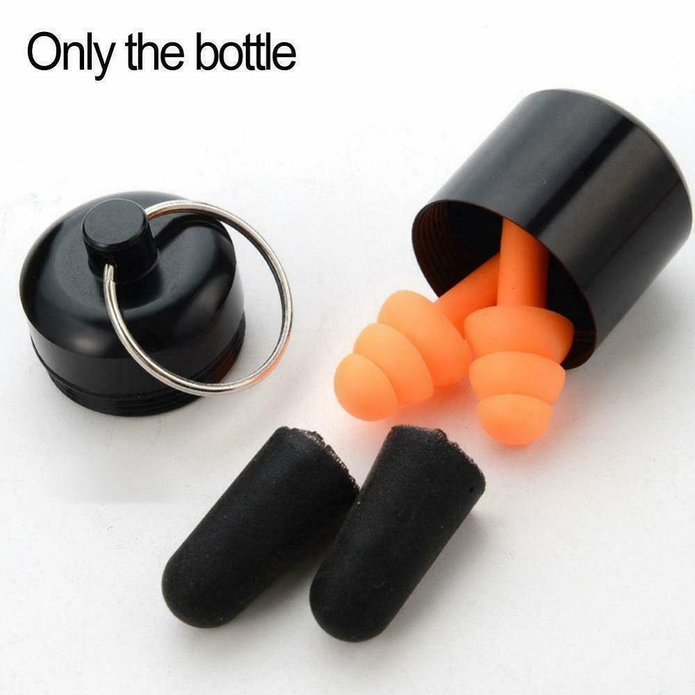 Mini Pocket Waterproof Metal Medicine Pill Box Bottle Holder Container Keychain