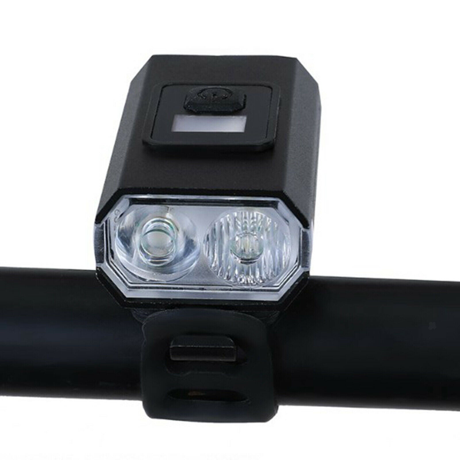 Rechargeable Bike Light, 1200mAh USB Bicycle Lights 350 Lumens 6 Modes Bike