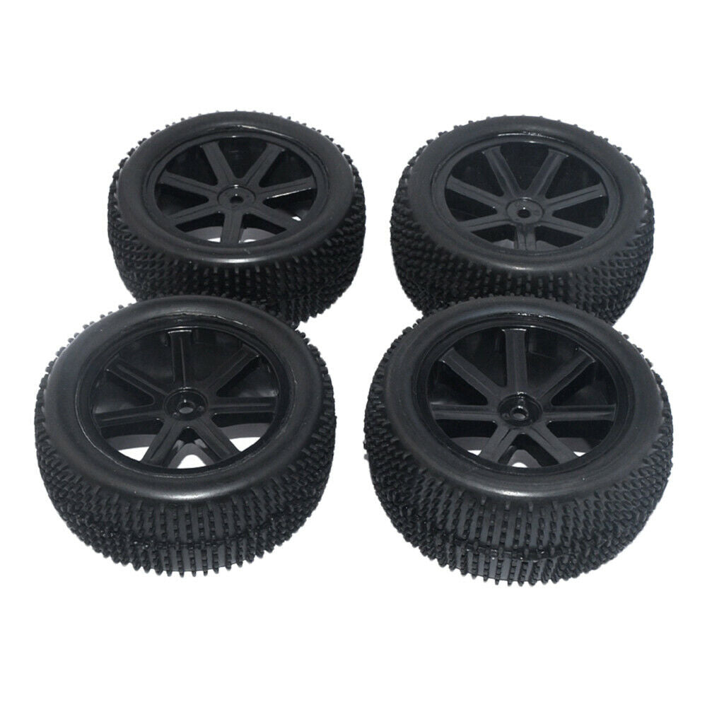 RC Car 1/10 Scale  Buggy Car Wheel Rims & Rubber for HSP Kyosho HPI