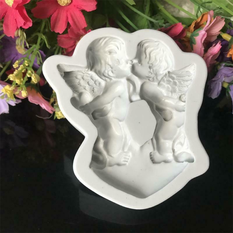 Mini Angel Baby Fondant Molds Silicone Cake Decorating Tools Clay Mold for Kid