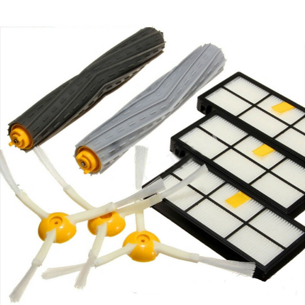 8pc Vacuum Brush for iRobot Roomba Filters 800 & 900 Series Part Kit 880 890 980