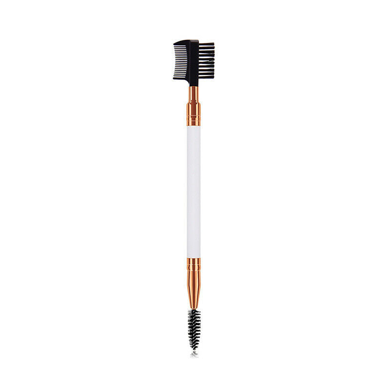 1PC Double Ended Eyebrow Comb Brush Makeup Brush Eyelash Applicator Makeu.l8