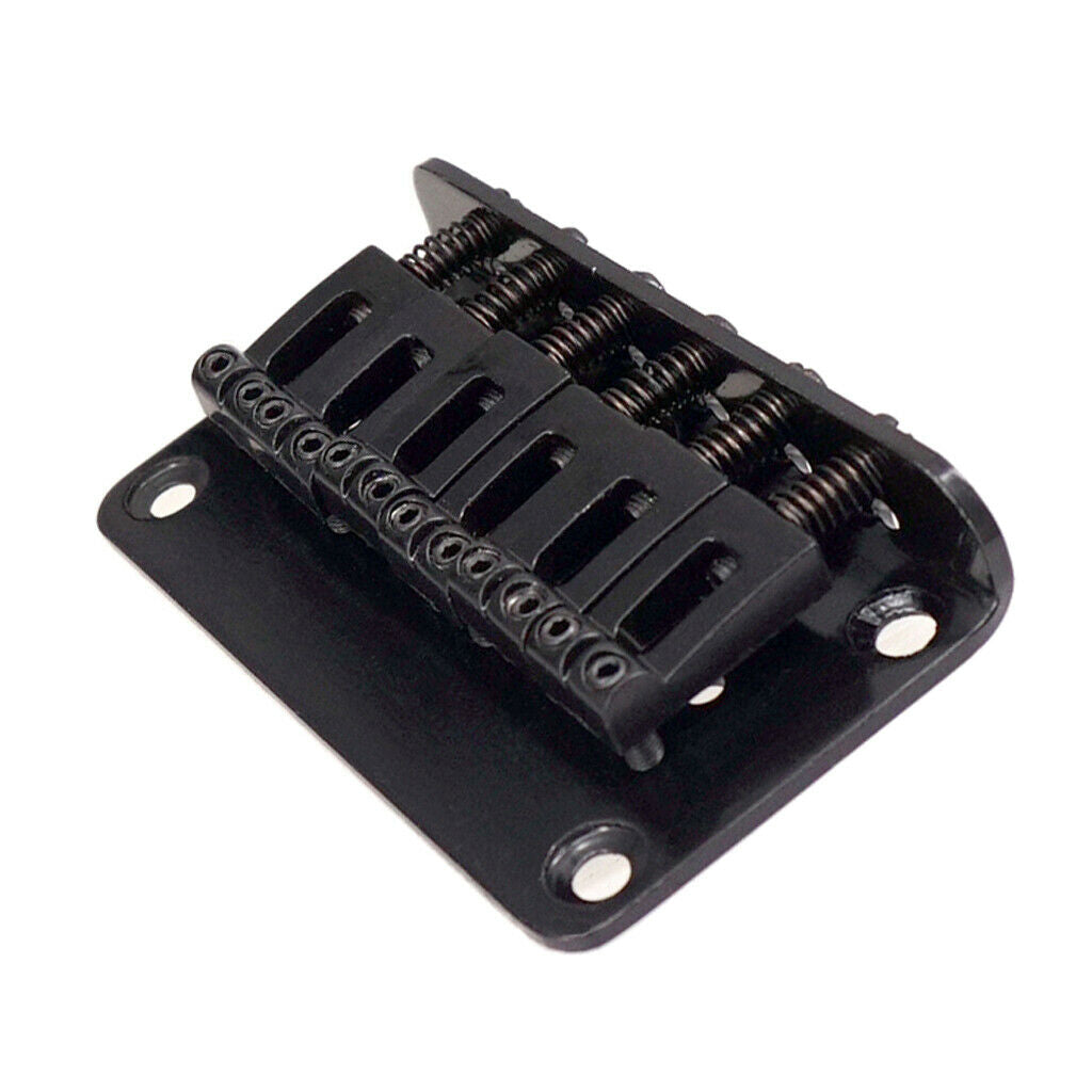 Standard Bass Bridge 6-String 78 mm Metal Zinc Alloy Black
