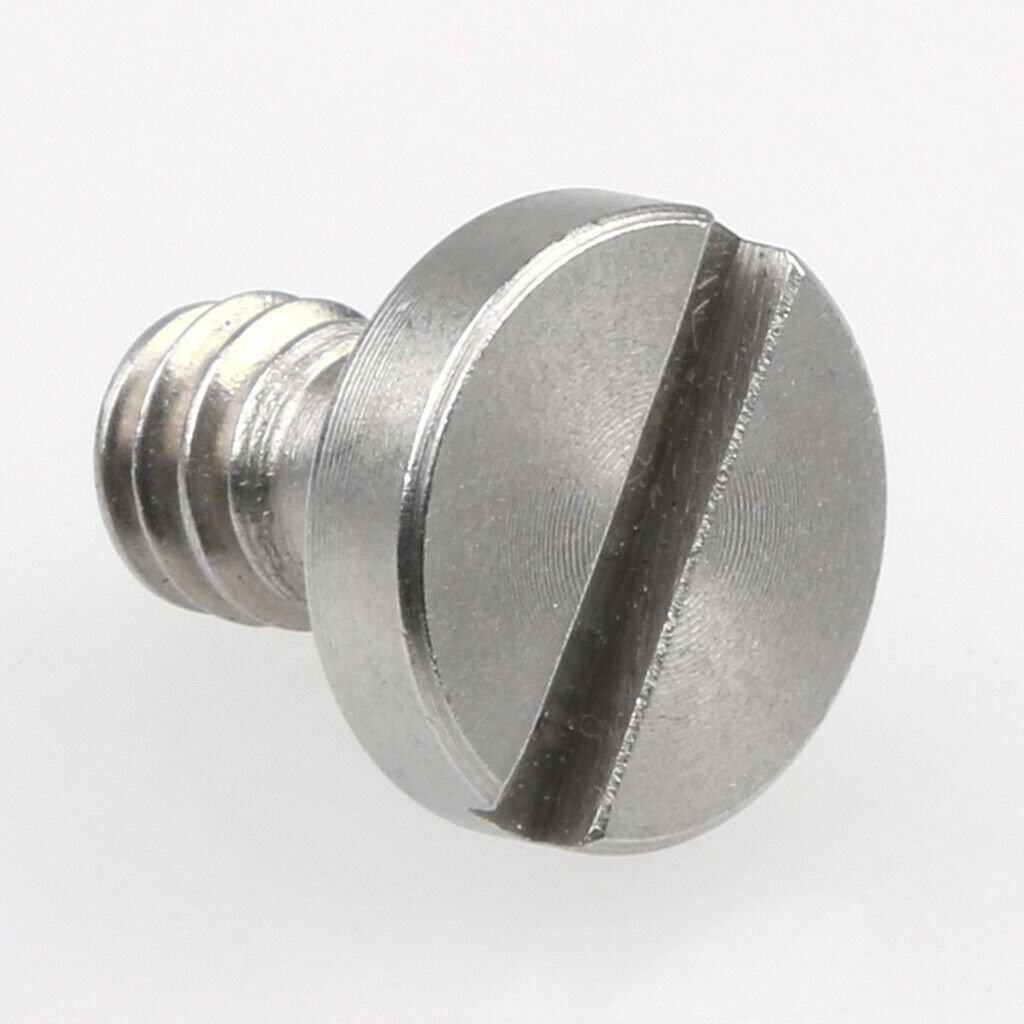 5 Pieces Stainless Steel 1/4" Camera Screw for Tripod Quick Release Plate