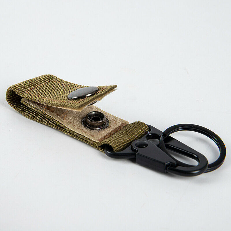 bushcraft Carabiner High Strength Nylon Key Hook MOLLE Webbi.l8