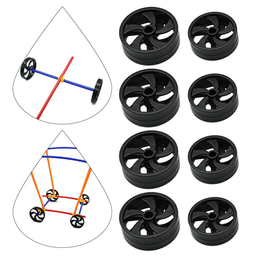 8x Builder Wheels STEM Construction Engineering Motor-Skill Building Gift