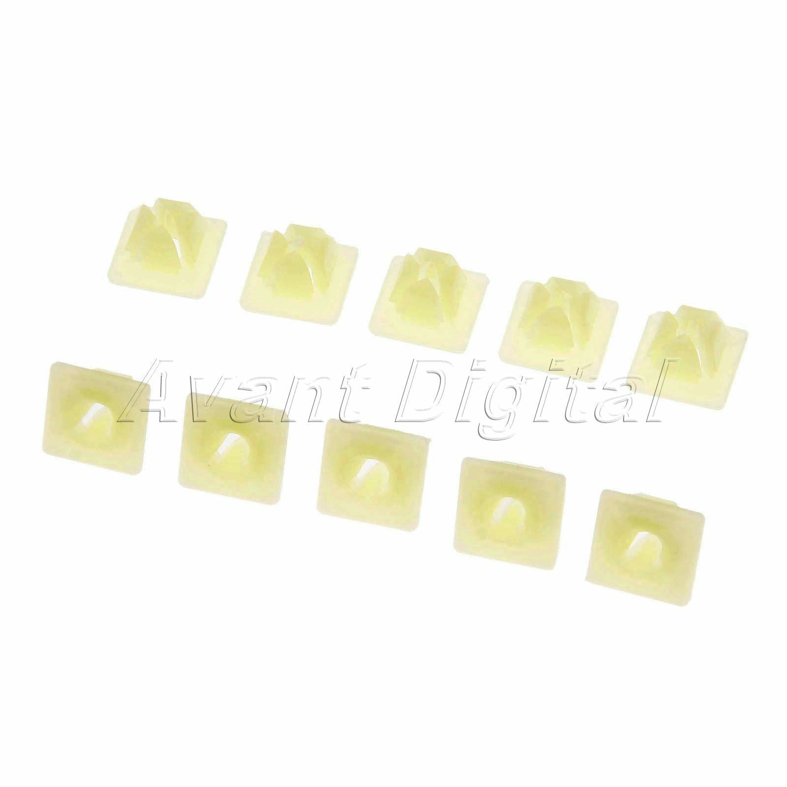 50PC Bumper License Plate Nut Bracket Clip For GM 4755299 3907444 A11719 A8435
