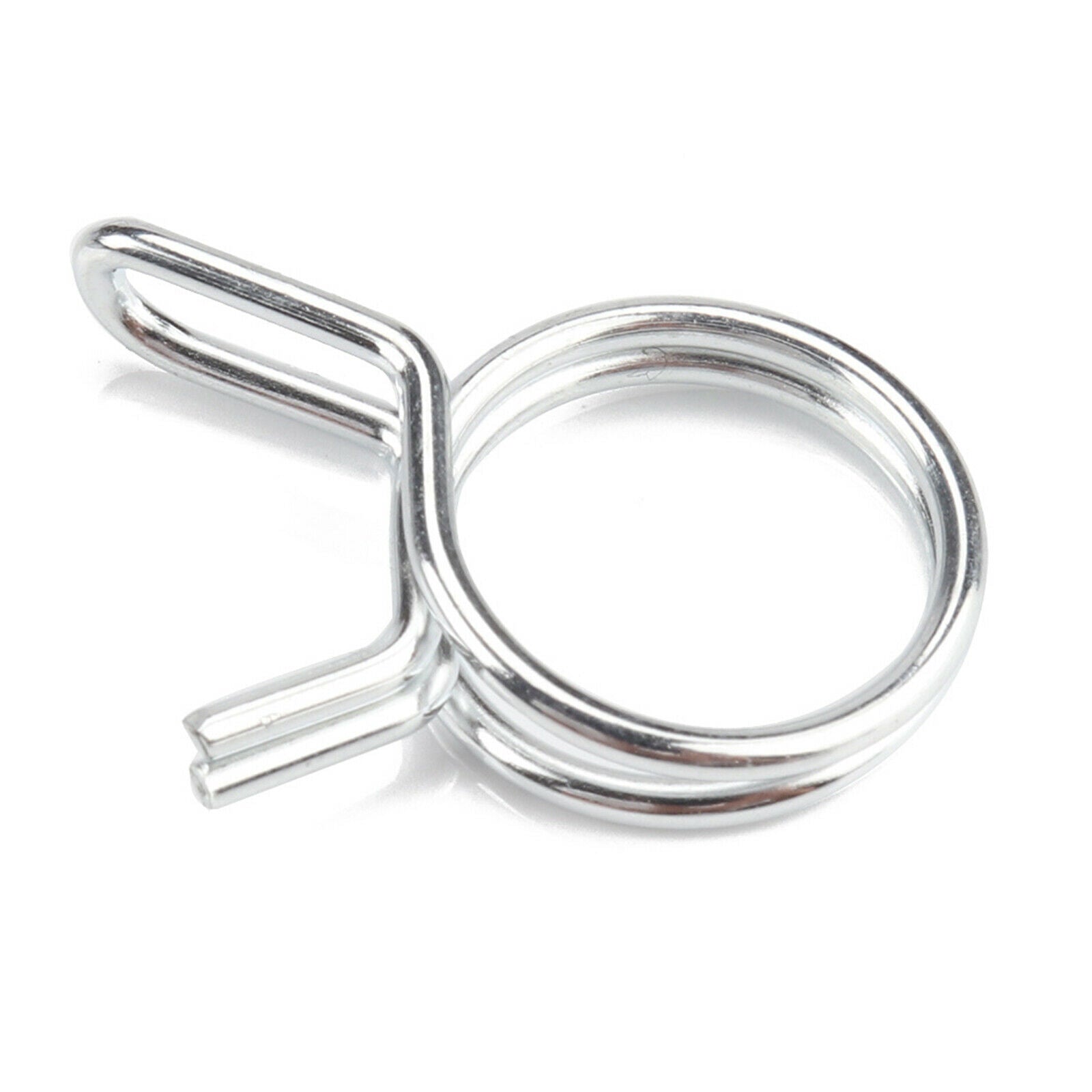 Set of 150 5-14mm Zinc Plated Fuel Line Hose Spring Clips Assortment Kit