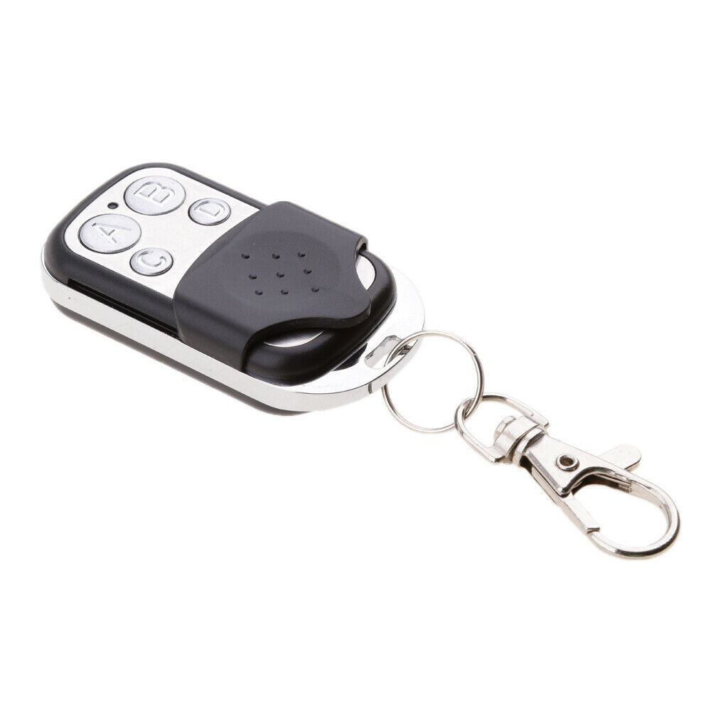 DC 12V 4 Button Garage Door Remote Control Gate Controller Key Fob Sliding