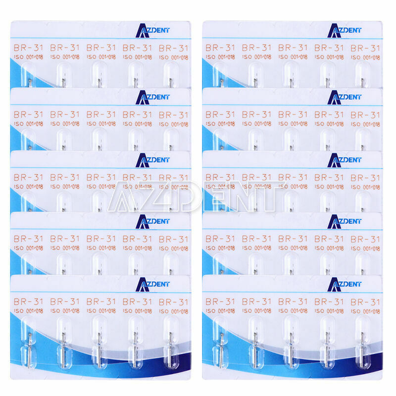 100 X Dental MANI Style Diamond Burs BR-31 Ball Round For High Speed Handpiece