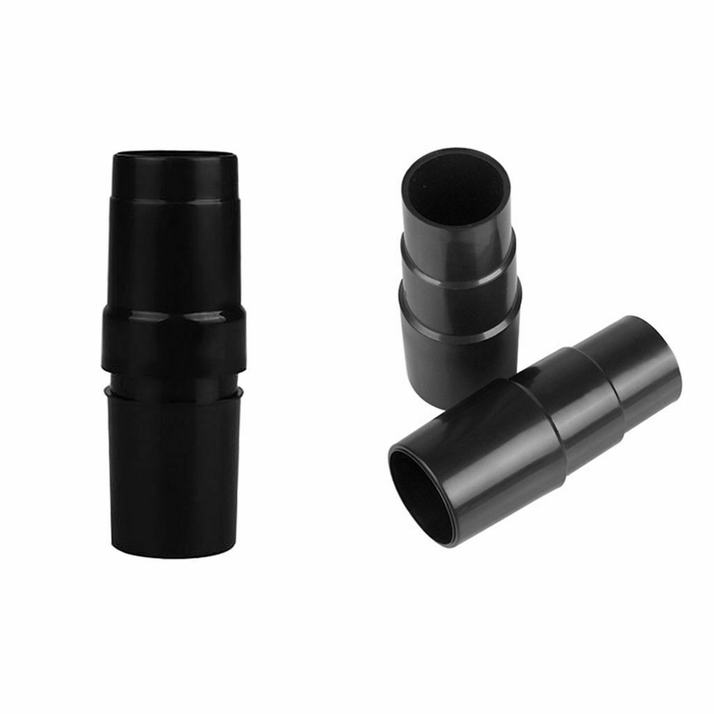 3 Packs Vacuum Hose Adapter 32mm Universal Dust Extraction Connector Black
