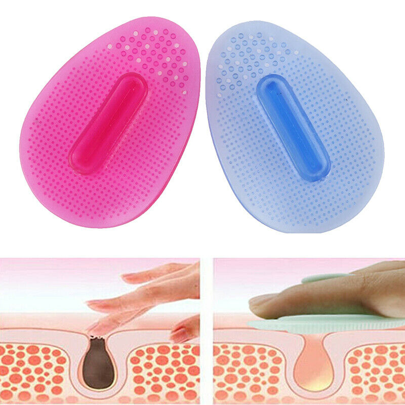 Wash Face Exfoliating Brush Facial Cleansing Pad Skin SPA Scrub Cleanser Tool Tt