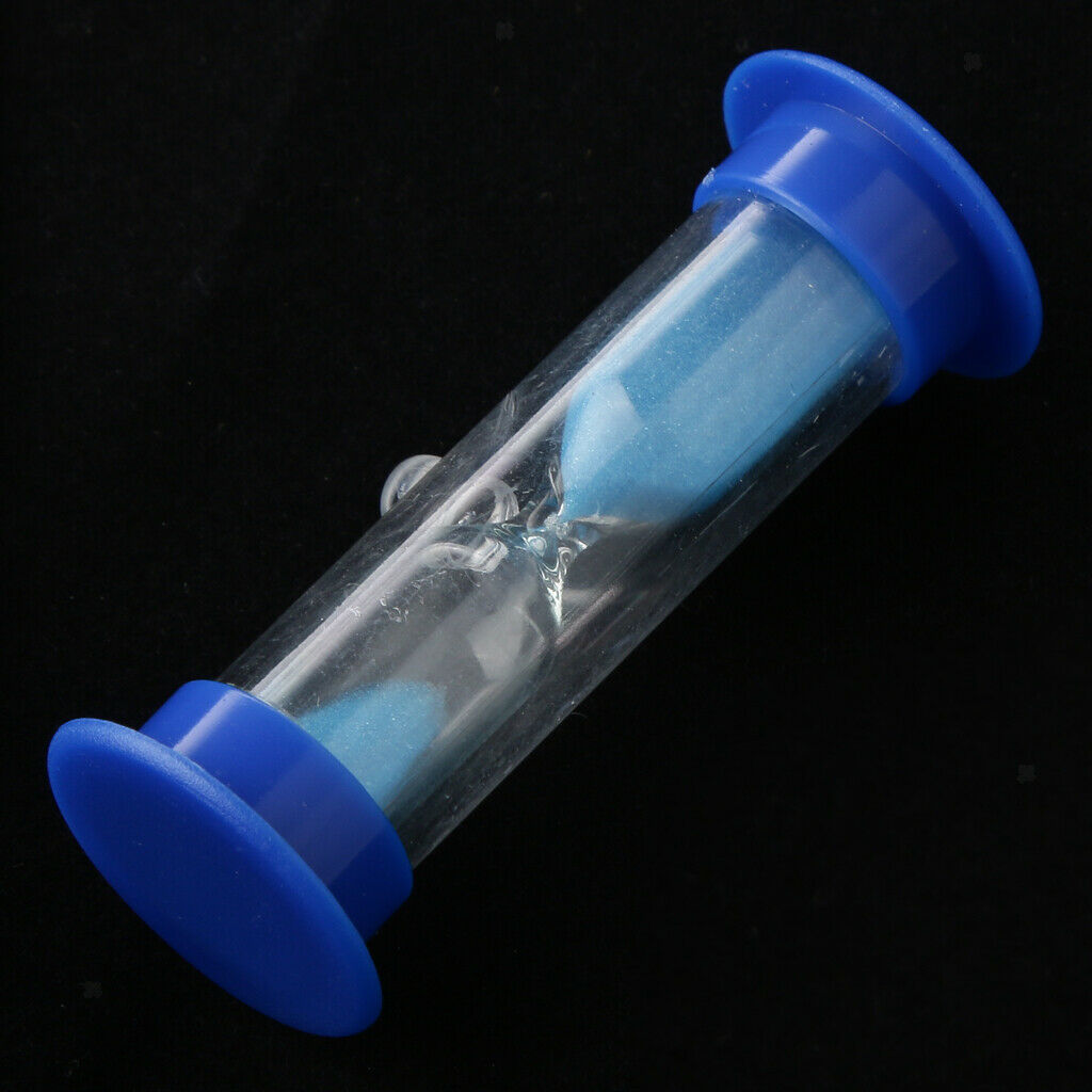 2pcs 3 Minutes Luxury Plastic Hourglass 360 Rotation Sand Timer Home Table Decor