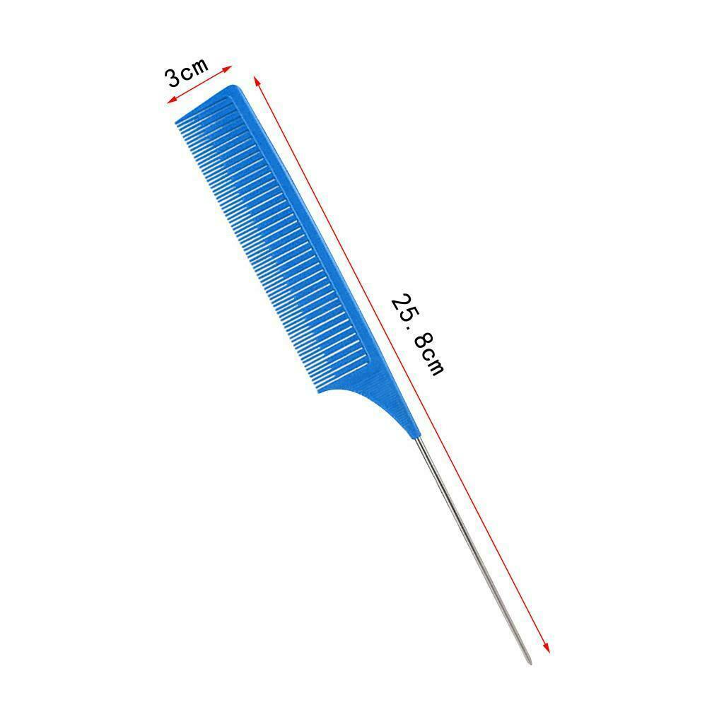 4Pcs ABS Fine Weaving Highlighting Foiling Hair Combs for Dyeing Combs Brush
