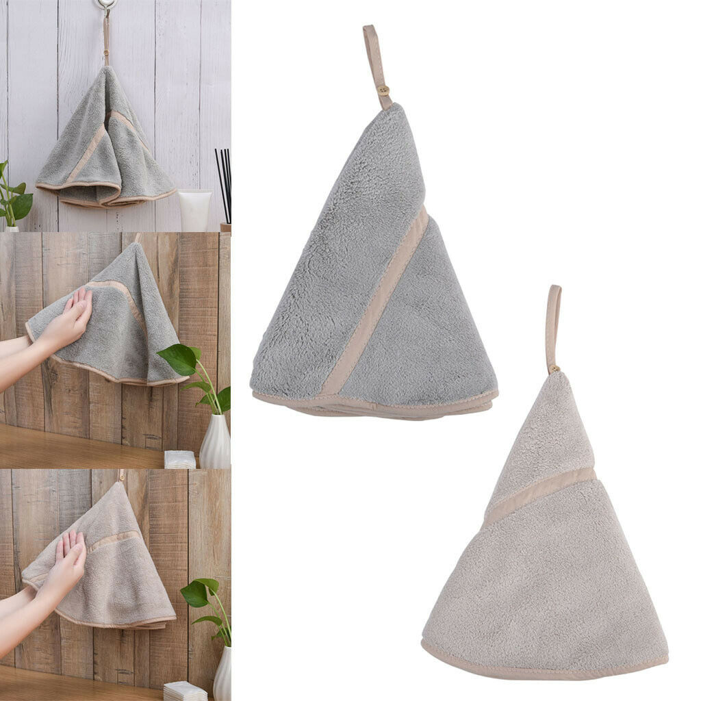 2x Hand Bath Face Towel Soft Skin-friendly Wash Cloth Hanky Water Absorbing