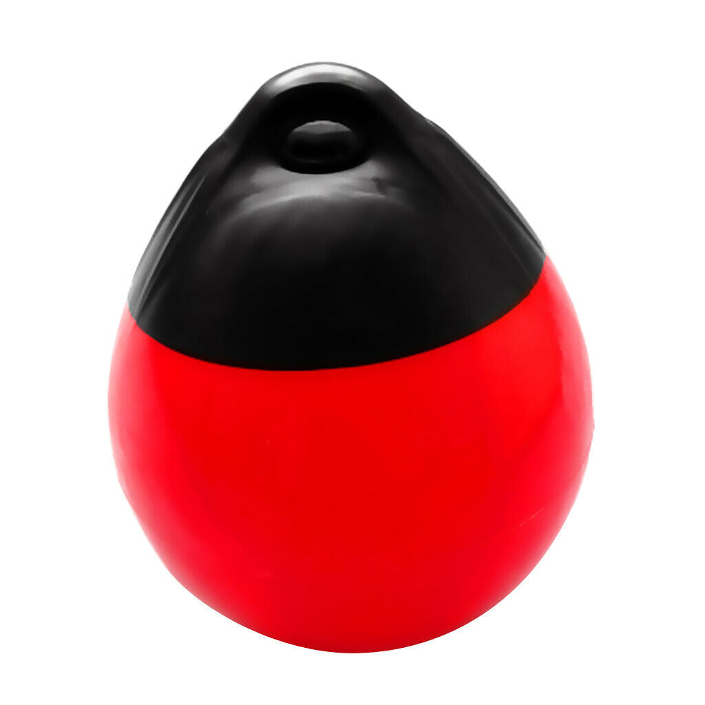 Marine Yacht Fender Premium PVC Bumper Dock Shield Protection Black & Red