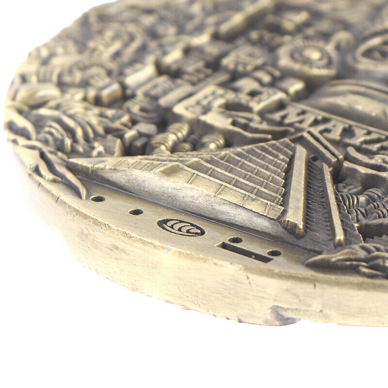 Mayan Calendar Souvenirs Predict Commemorative Coins Art Collection Gifts TPCHA