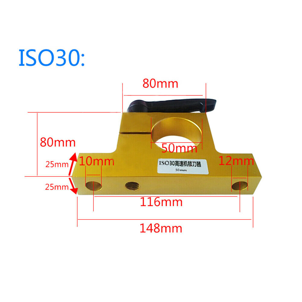 ISO30 Tool Holder Clamp Flame Proof Iron Claw CNC Router Machine Automatic Tool