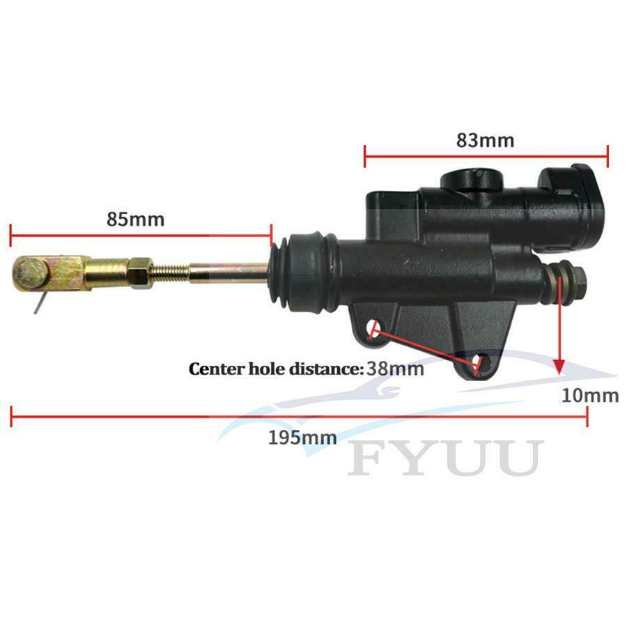 38mm Motorcycle Rear Brake Hydraulic Pump Refit Rear Brake Master Cylinder Pump
