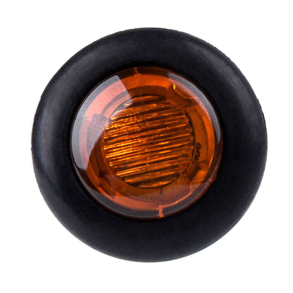 20 x 3/4" Red+Amber Led Clearance Side Marker Light fit Truck Trailer RV Light