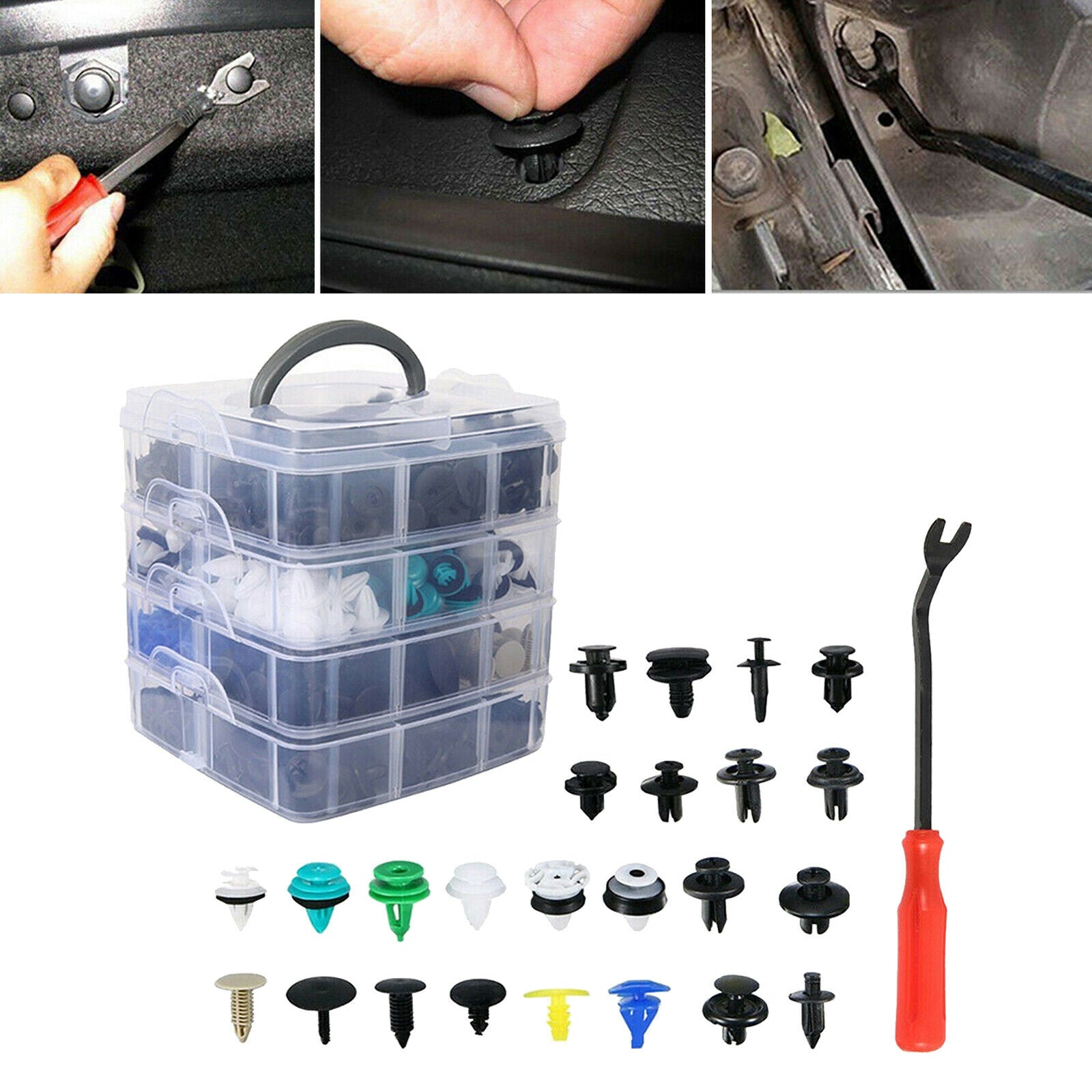620PCS Universal Car Plastic Retainer Clips Automobile Assorted Repair Parts