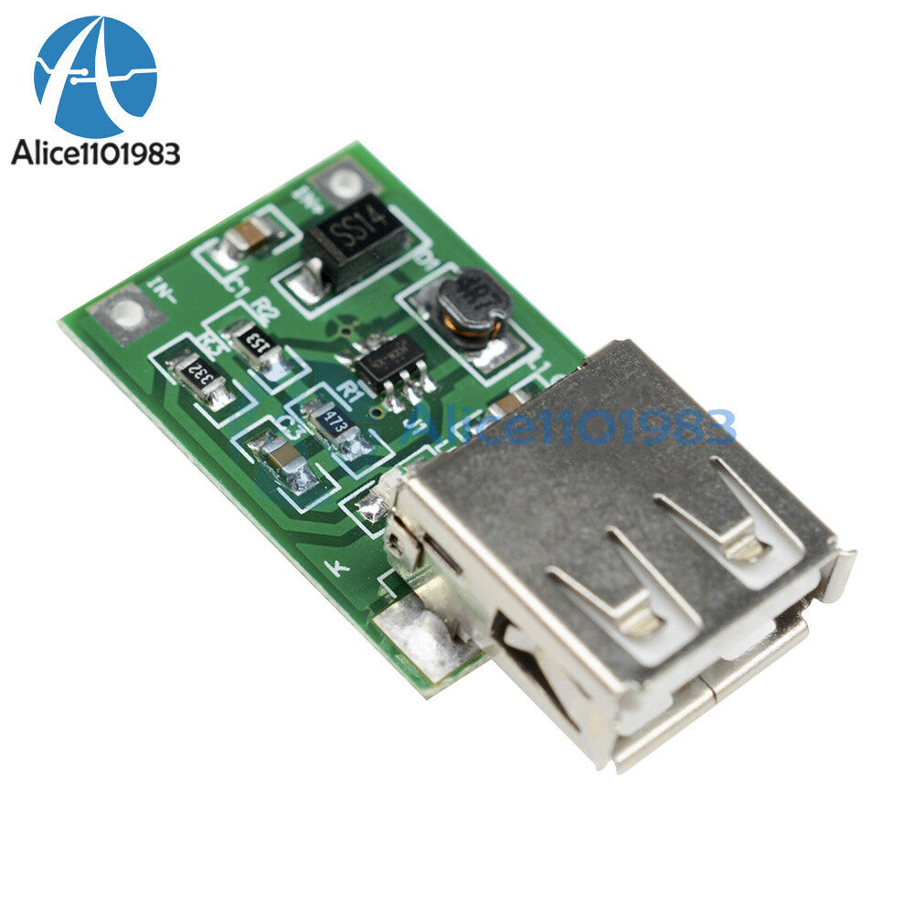 DC-DC 0.9V-5V to 5V 600MA Step-Up Booster USB Mobile Power Supply Module